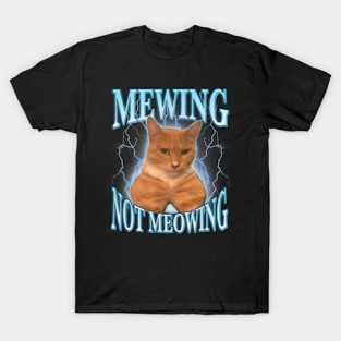 Cat Mewing Looksmax Meowing Cat T-Shirt